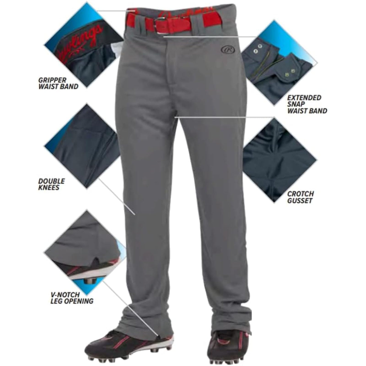 Rawlings Sporting Goods - Pantalón de Lanzamiento para Hombre