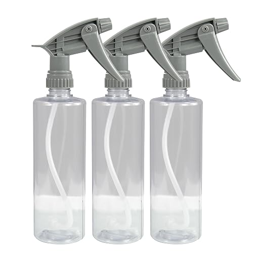 Chemical Guys Botella y pulverizador resistentes a productos químicos, 473 ml, paquete de 3