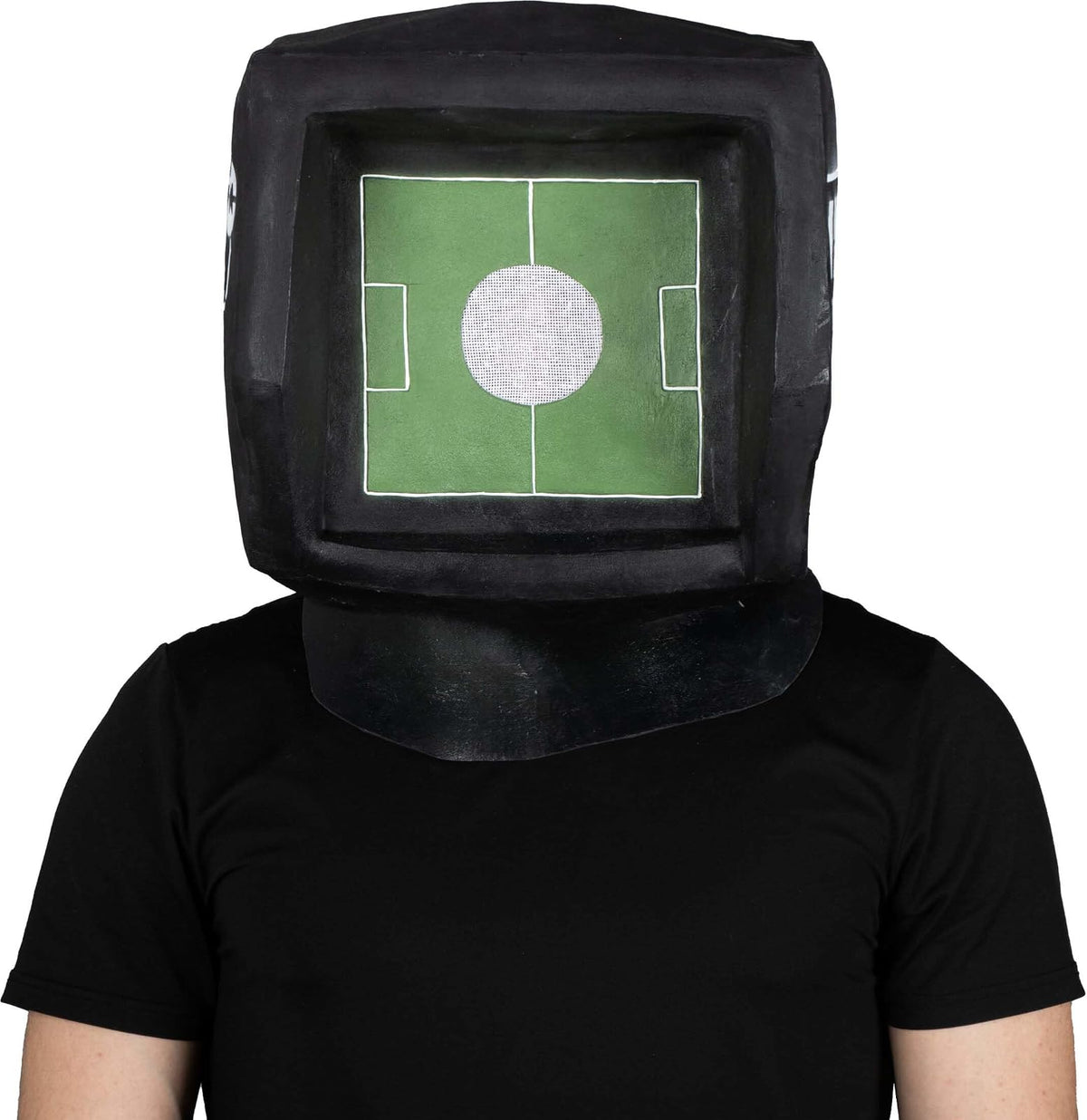 REV Máscara Cámara Var Futbol Adulto, Disfraz Árbitro Videoarbitraje Para Partidos, Porras, Estadio, Eventos Deportivos Y Celebraciones Futboleras