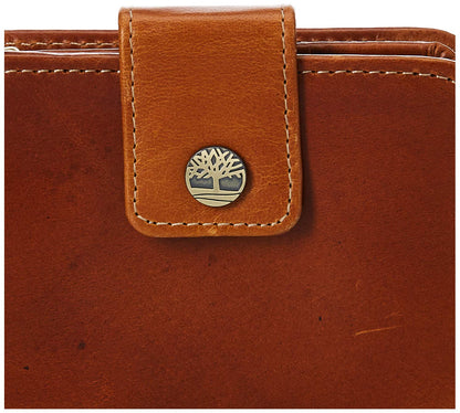 Timberland Cartera de piel para mujer con identificación RFID pequeña