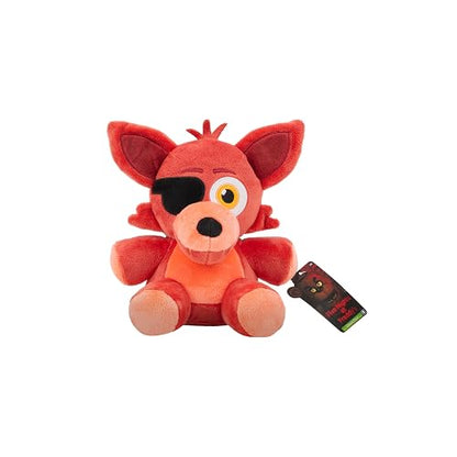 Five Nights at Freddy's FNF0089 – Peluche de Foxy – 20 cm – con Material Supersuave y Ojos Que Brillan en la Oscuridad – Peluche Oficial de Jazwares