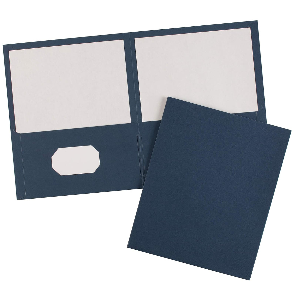 Avery Carpetas de 2 bolsillos, azul oscuro, 25 unidades (47975), Azul oscuro, 1 caja
