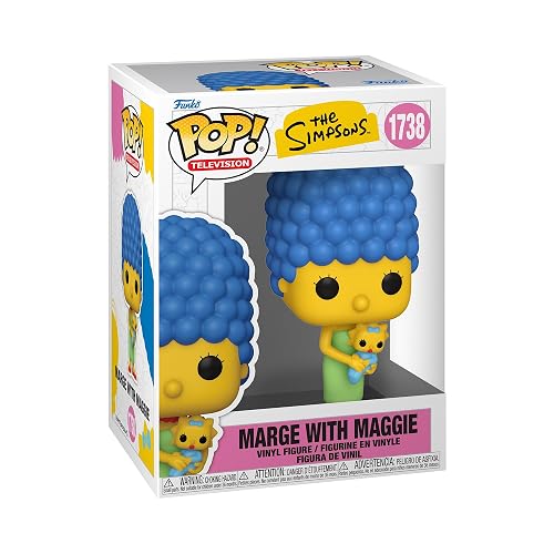 Funko Pop! TV: The Simpsons - Marge Simpson | Mercancía Oficial de Cartoon/Animation - Figura de Vinilo Coleccionable para Decoración - Regalo de Cumpleaños para Fans