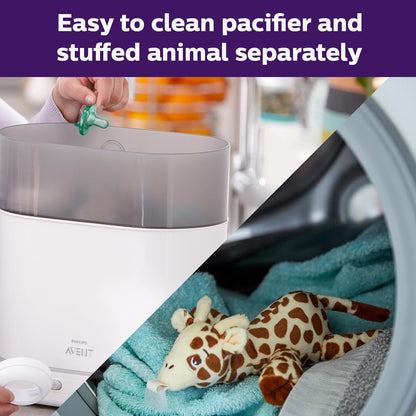 Philips Avent Soothie SCF347/01 - Soporte para chupón desmontable (0 m+, jirafa)