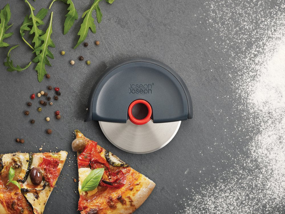 Joseph Joseph 20038 - Rueda para pizza de disco fácil de limpiar