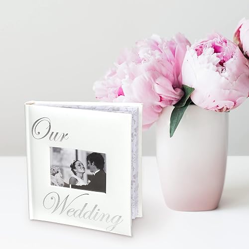 Álbum de fotos Malden "I Do", "Our Wedding" White and Silver, 1