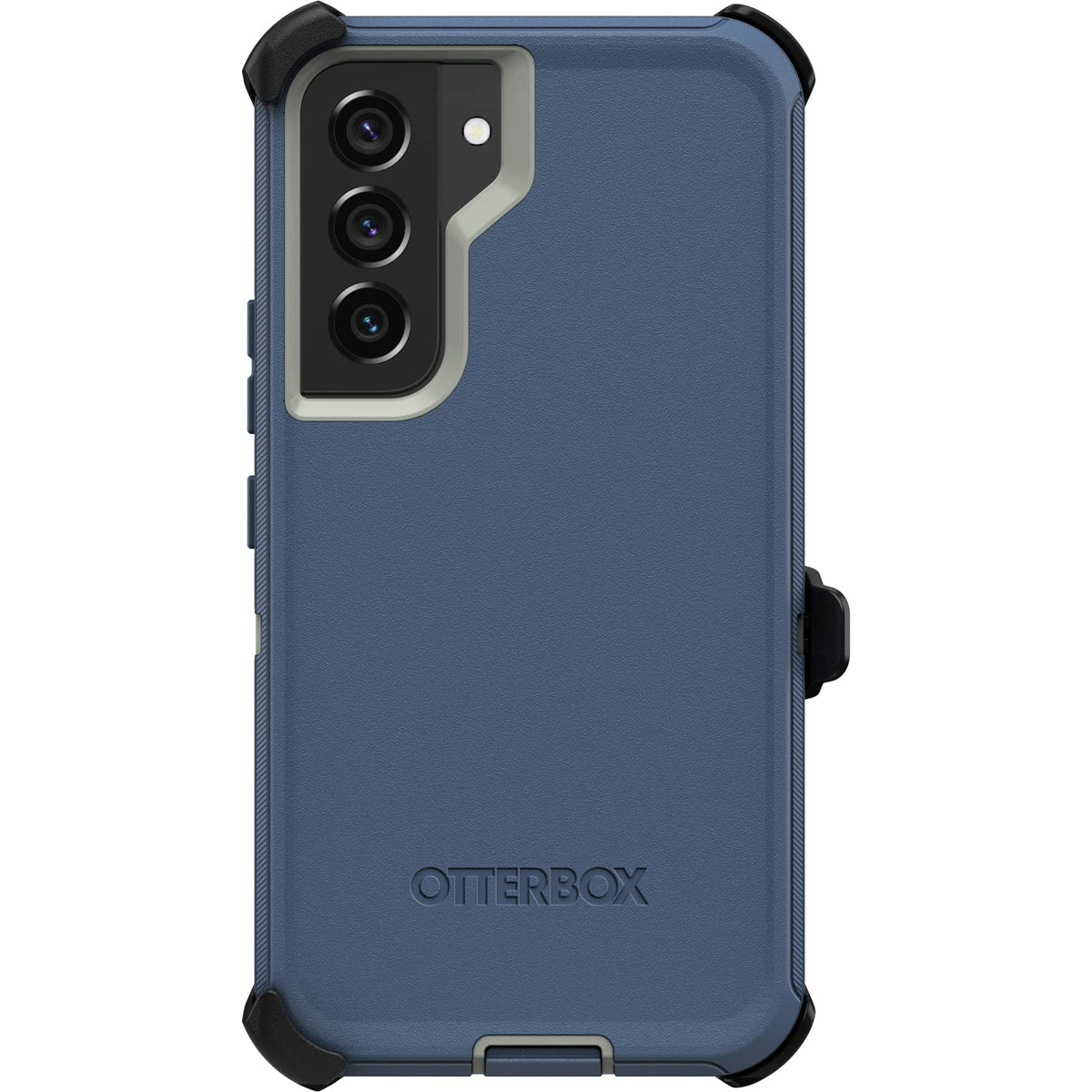 OtterBox - Funda para Galaxy S22 Defender Series, Color Azul Fuerte, Resistente y Duradero, con protección de Puerto, Incluye Soporte de Clip de Funda