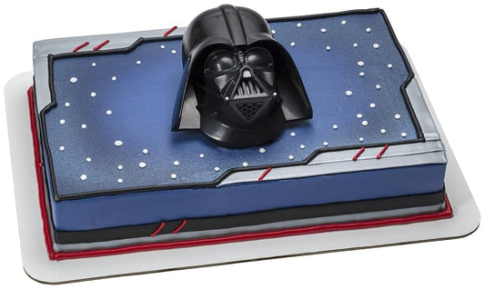 DecoSet® STAR WARS™ Darth Vader™ - Decoración para tartas (1 pieza), uso con decoraciones para tartas para crear pasteles galácticos