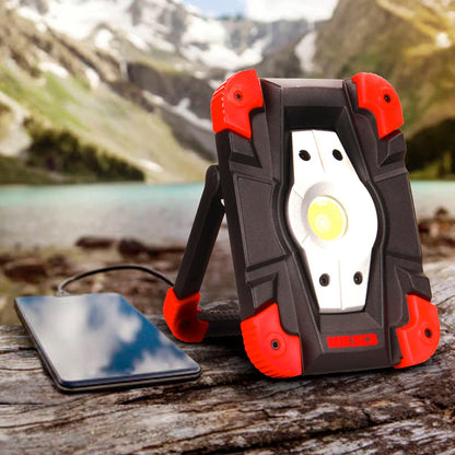 Mikel's RIT-1000 Lámpara Reflector LED Recargable Para Uso Rudo 10 W