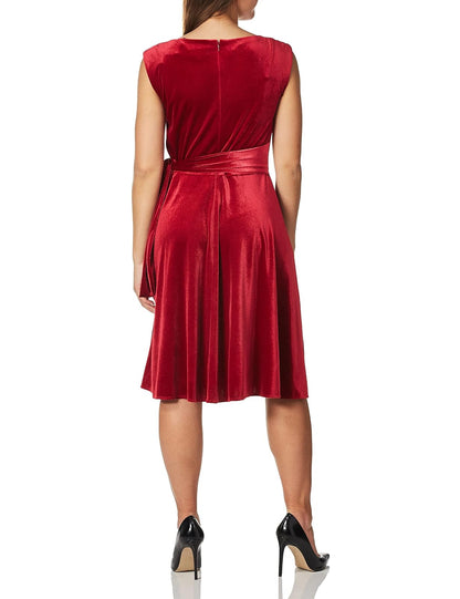 Tahari ASL Ajustado y Acampanado Vestido de cóctel para Mujer