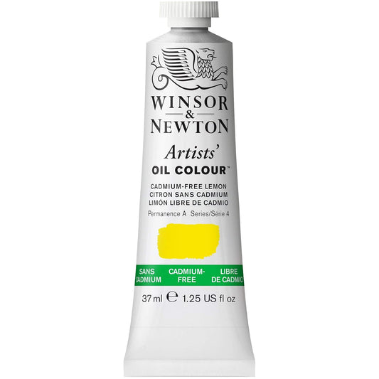 Winsor & Newton Pintura al Óleo 37 ml S-4 Lemon Libre de Cadmio #898