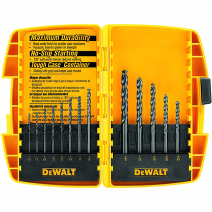 DEWALT DW1163 Juego de 13 Brocas Óxido Negro