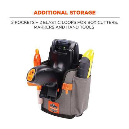 Ergodyne Squids 5540 Barcode Scanner Holster Pouch for Gun Grip Mobile Computers