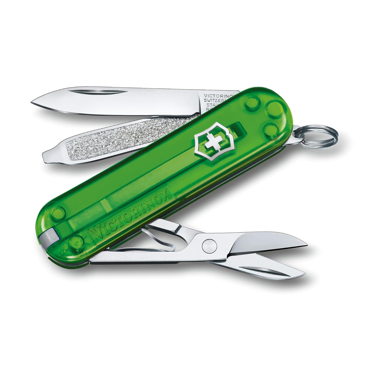 Victorinox Navaja Classic Colors, 7 Usos, Green Tea, 58 mm (0.6223.T41G)