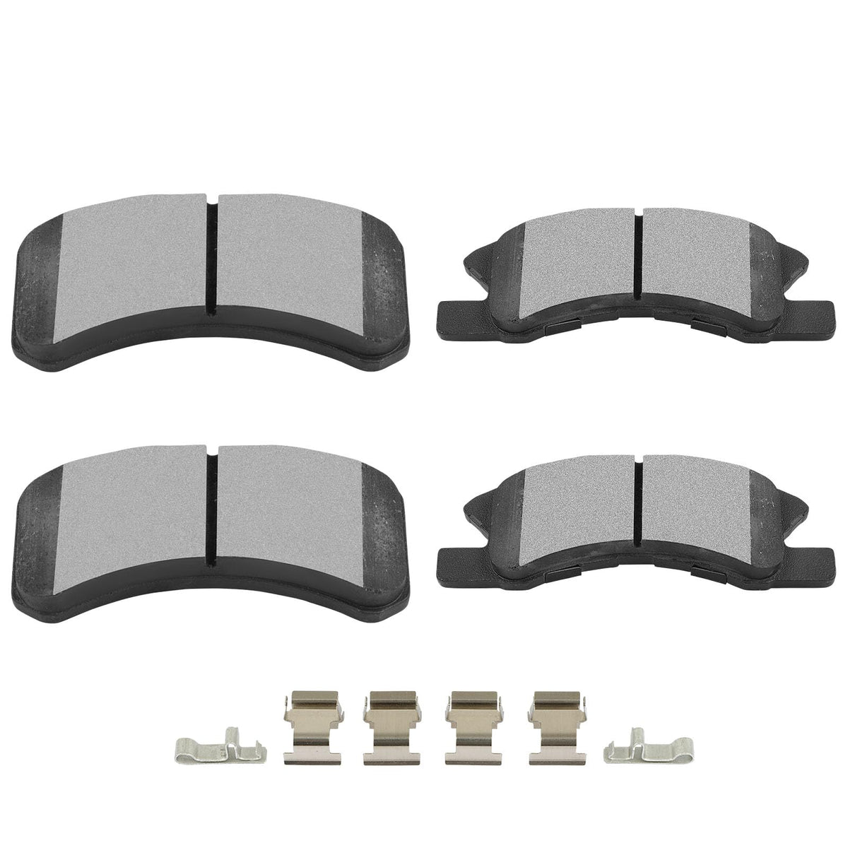 SCITOO D1731 Juego de pastillas de freno de cerámica delantera con herrajes | Repuesto para Dodge For Attitude 2016-2018, para Mitsubishi para Mirage 2014-2022, para Mitsubishi para Mirage G4 2017-2022