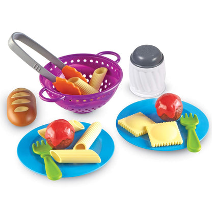 Learning Resources New Sprouts Pasta Time, 20 Piezas, 2 años +, Juegos de Imitacion, Alimentos de Juguete, Comida de Juguete para niños, Juegos de Cocina de Juguete,mercadito de Juguete