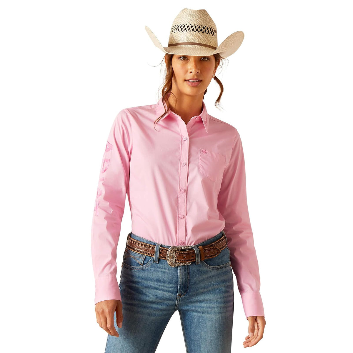 Ariat Camisa elástica Kirby del Equipo Resistente a Las Arrugas Camisa para Mujer