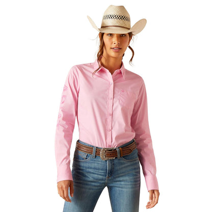 Ariat Camisa elástica Kirby del Equipo Resistente a Las Arrugas Camisa para Mujer