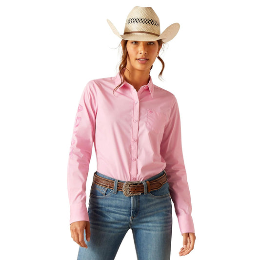 Ariat Camisa elástica Kirby del Equipo Resistente a Las Arrugas Camisa para Mujer