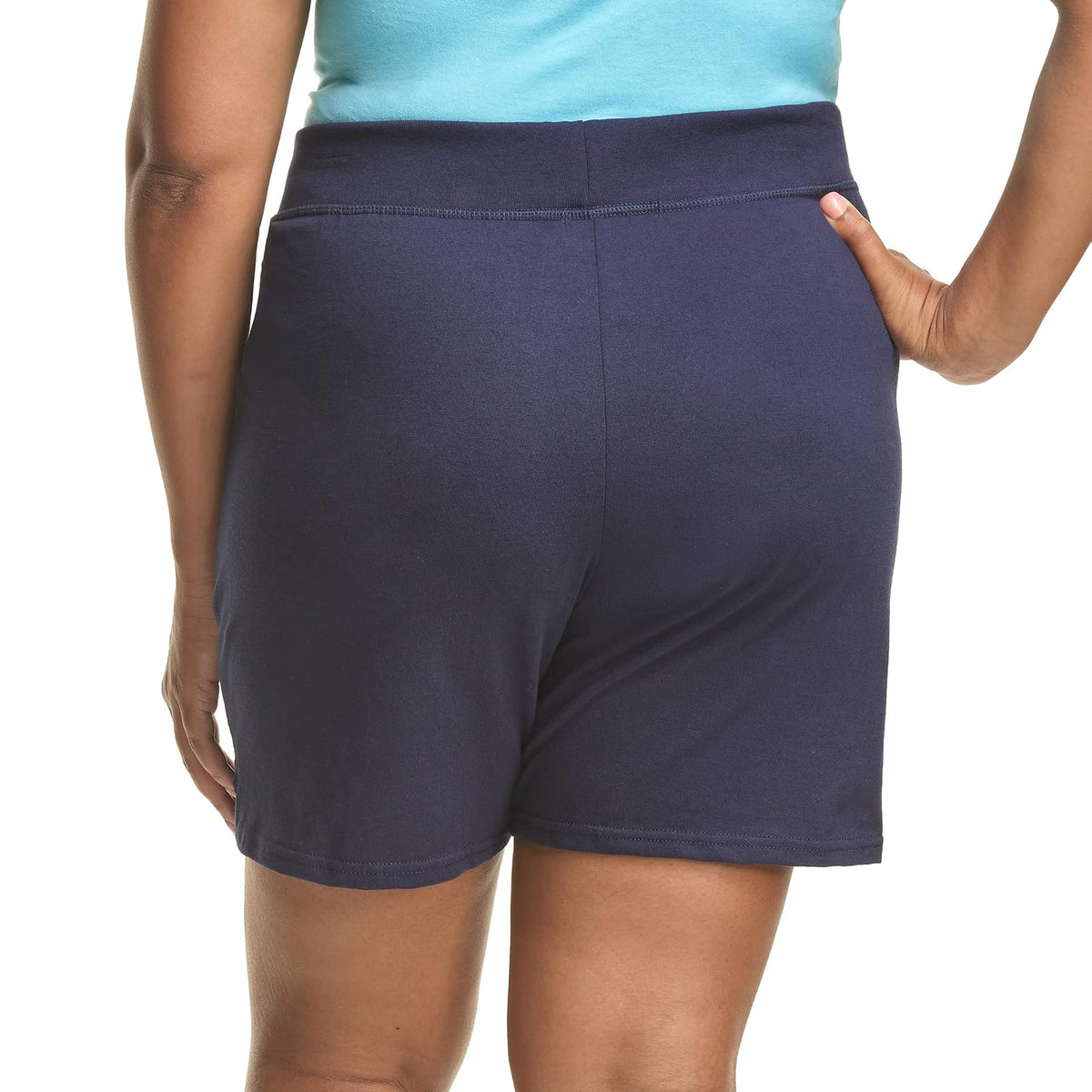 Just My Size Pantalones Cortos sin Cordones de Punto de algodón para Mujer