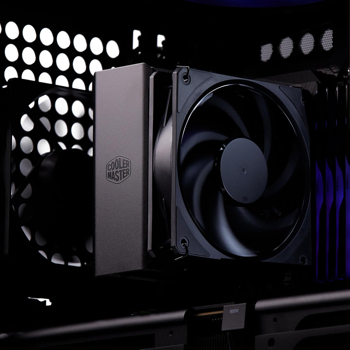 Cooler Master Hyper 212 3DHP CPU Air Cooler – Tecnología patentada de tubería de calor 3D, ventilador PWM de alto flujo de aire de 120 mm, refrigeración silenciosa y fácil instalación, AMD AM5/AM4 e