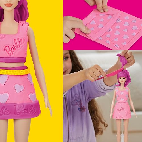 Play-Doh Set de Masas Moldeables Corazones y Cabello Barbie +5 Años