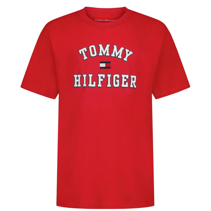Playera Tommy Hilfiger para Niño - 18-20 - Rojo (Varsity Red)