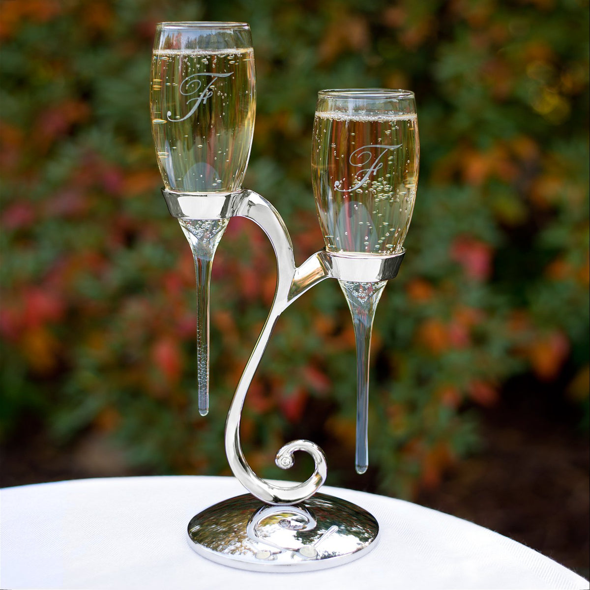 Hortense B. Hewitt - Flautas para tostadas con soporte en espiral para accesorios de boda