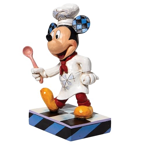 Enesco Jim Shore Disney Traditions Chef Mickey Mouse Figurine, 6.25 Inch, Multicolor