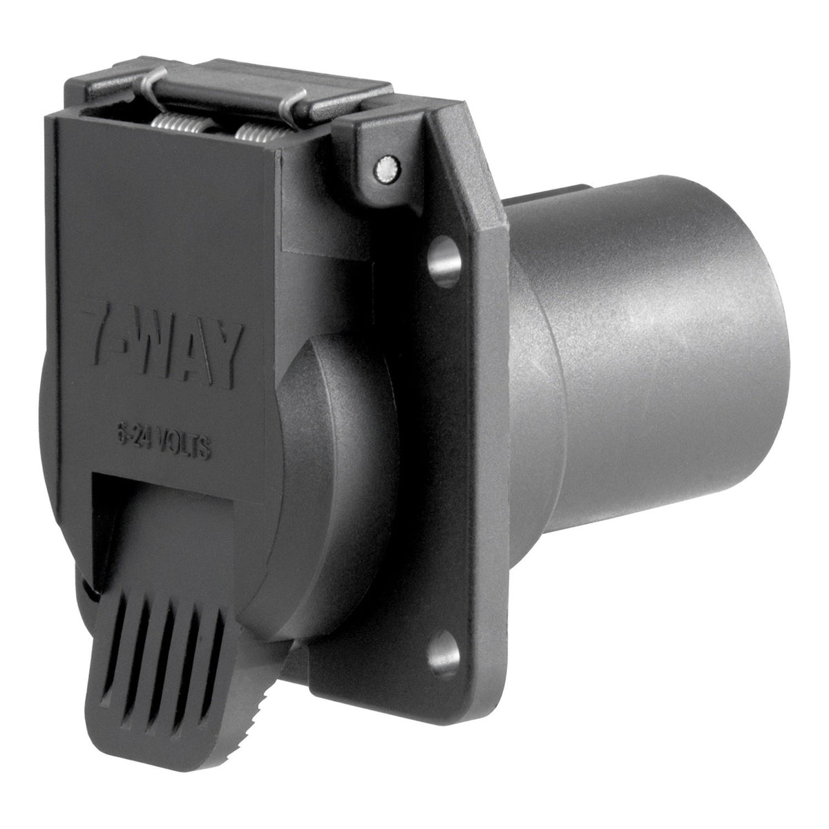Curt 55415 - Conector de Repuesto para Hoja RV de 7 vías, Paquete de Remolque de fábrica y Enchufe USCAR requerido, Color Negro