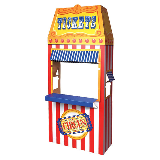 Beistle - Accesorio para fotomatón de Circo 3D, Billete de cartón, decoración de Fiesta temática de Carnaval, Suministros Divertidos para Fiestas, 6 pies 1 Pulgada x 35.2 Pulgadas