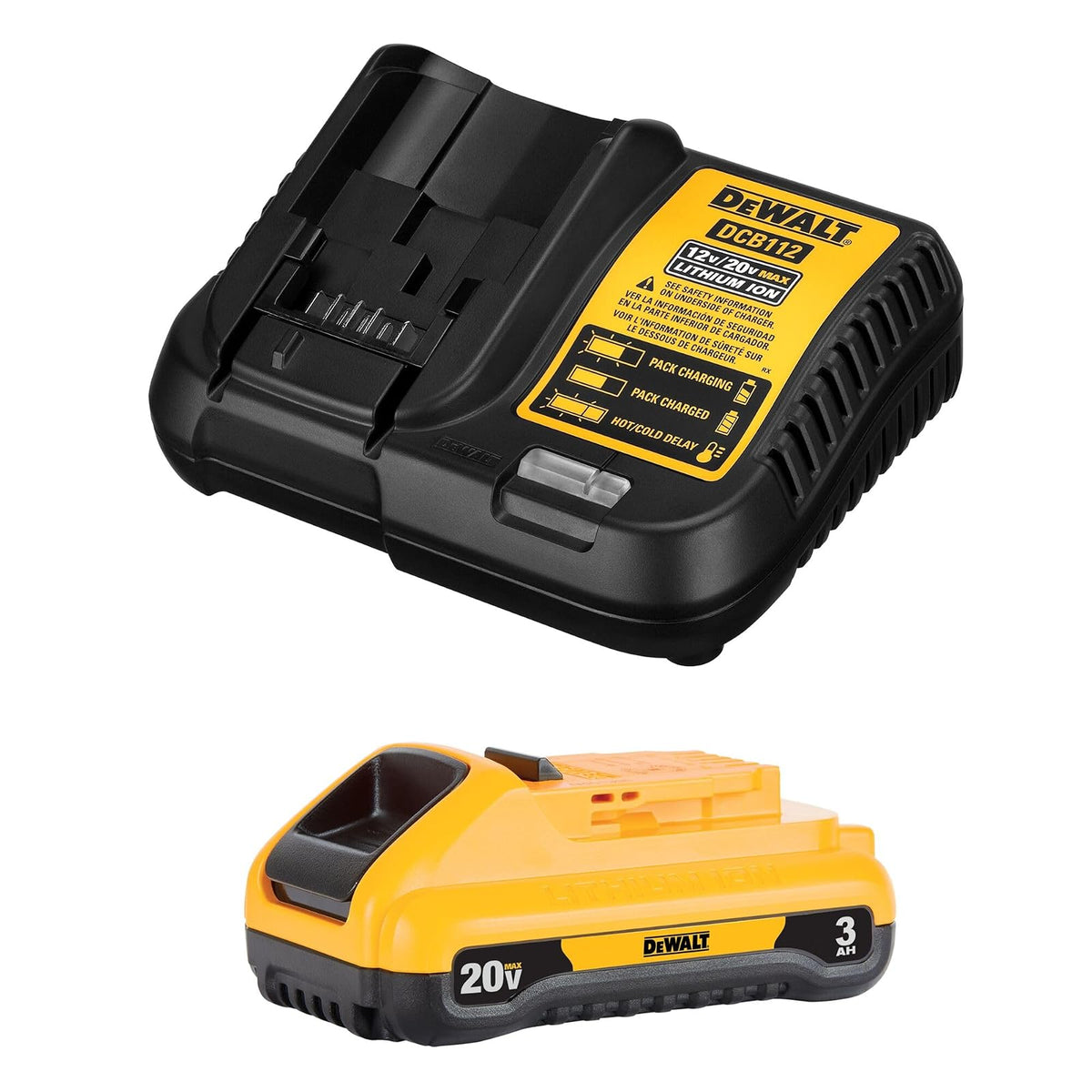 DEWALT DCB230C Kit de batería 20V MAX + Cargador 3 Ah