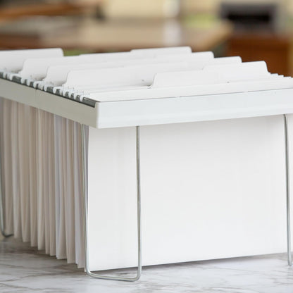 Smead FasTab - Carpeta para colgar archivos, 1/3 de corte, tamaño carta, blanco, 20 por caja (64002)