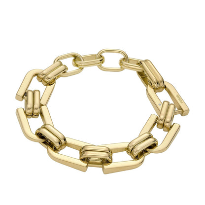 Fossil Pulsera jf04573710 heritage de acero inoxidable en color dorado para dama