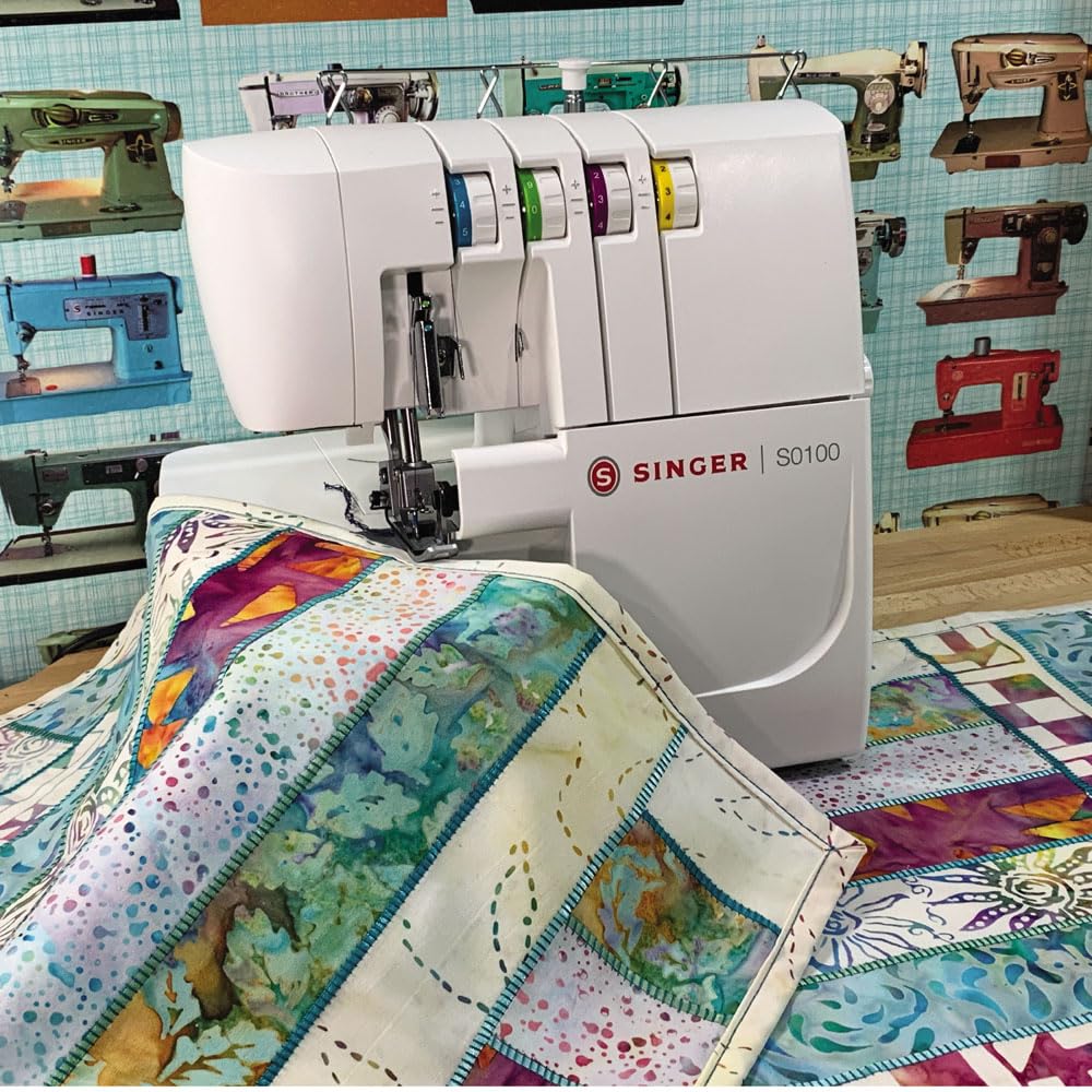 SINGER S0105 Overlock Serger, blanco