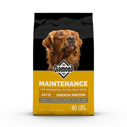 Diamond Premium Maintenance Alimento para Perro Adulto | Fórmula para perros adultos moderadamente activos, nutrición completa y , omegas 3 y 6 para piel y pelaje