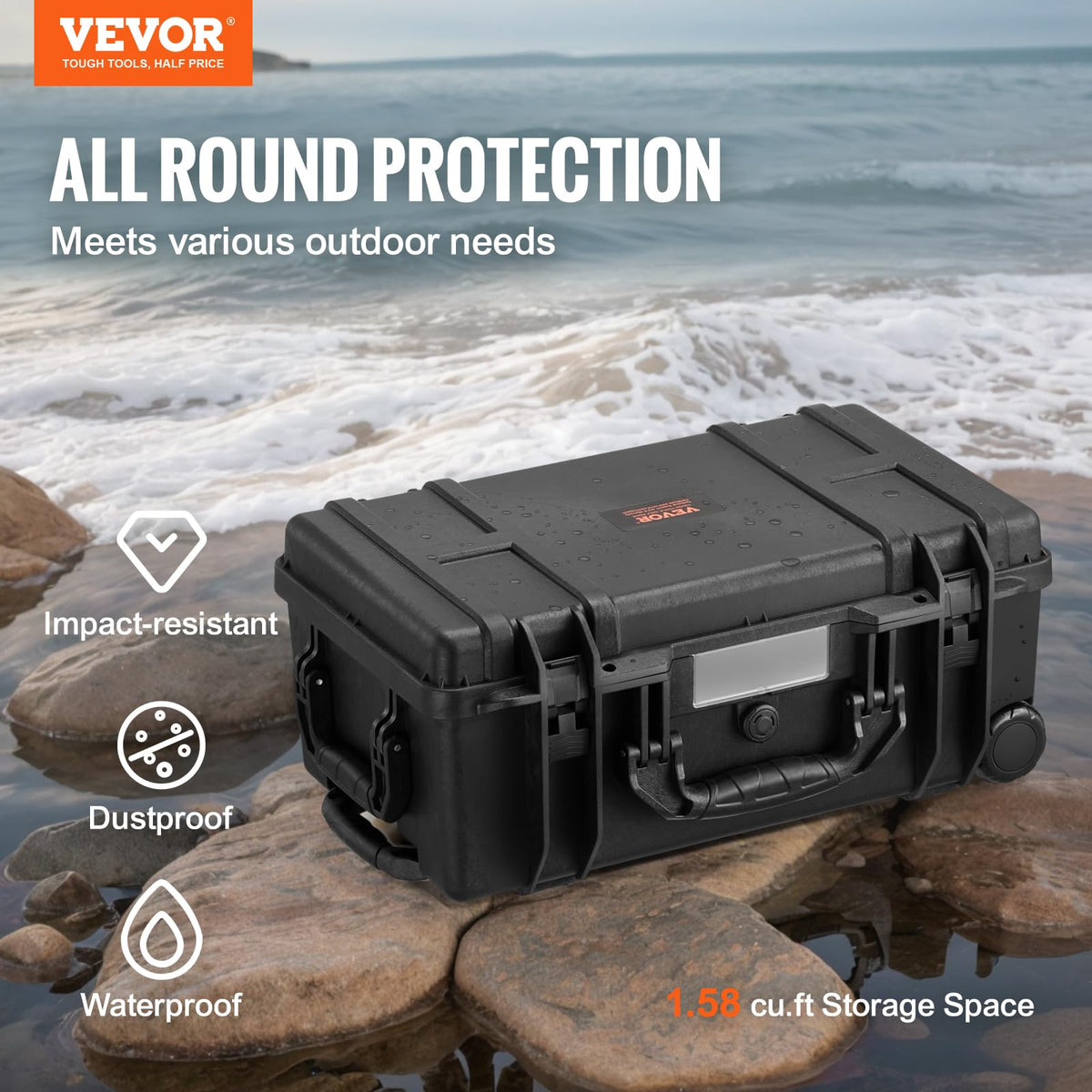 VEVOR - Funda rígida resistente a la intemperie