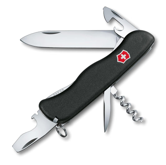 Victorinox Navaja Nomad de Bloqueo, Negra, 11 Usos