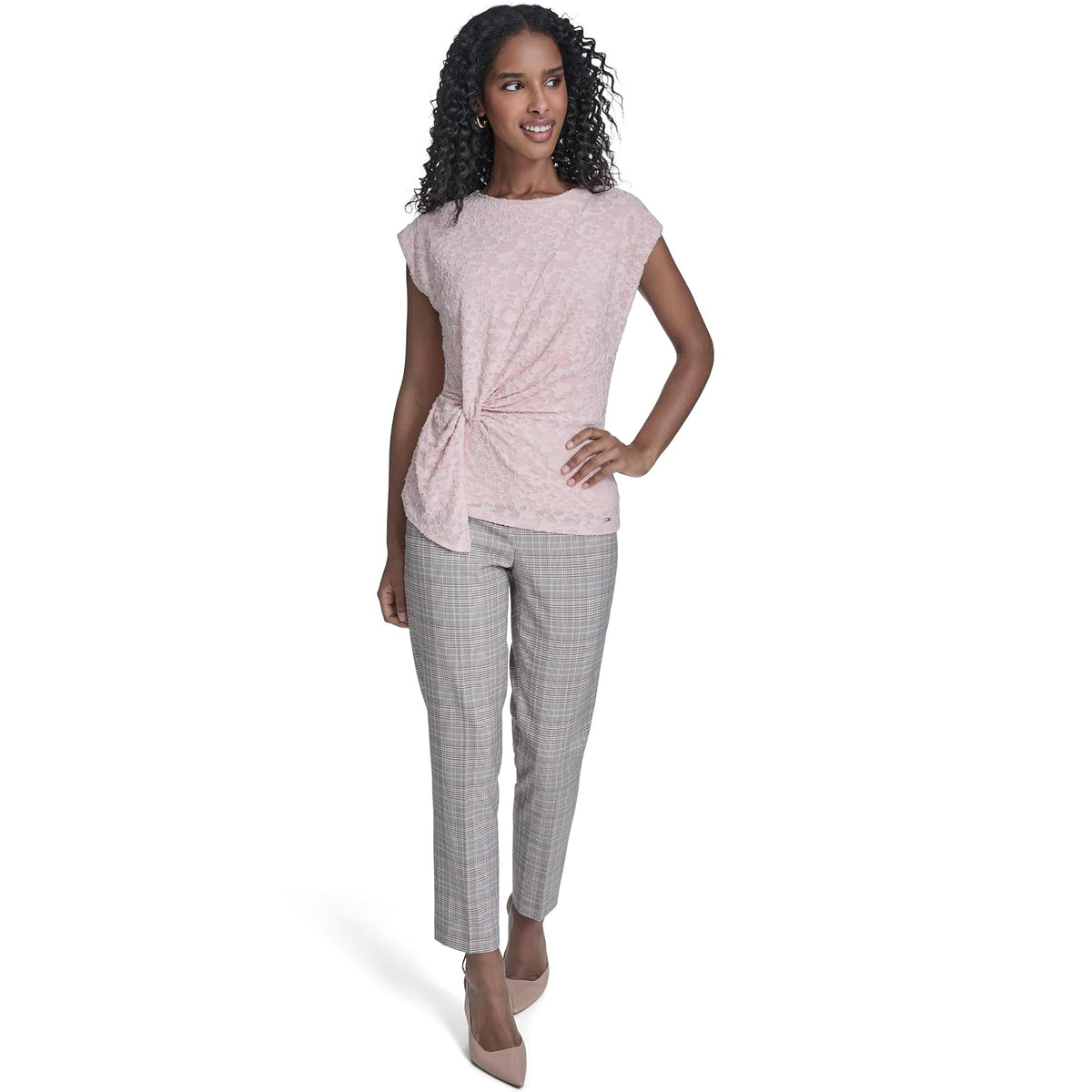 Tommy Hilfiger - Blusa de Punto asimétrico para Mujer