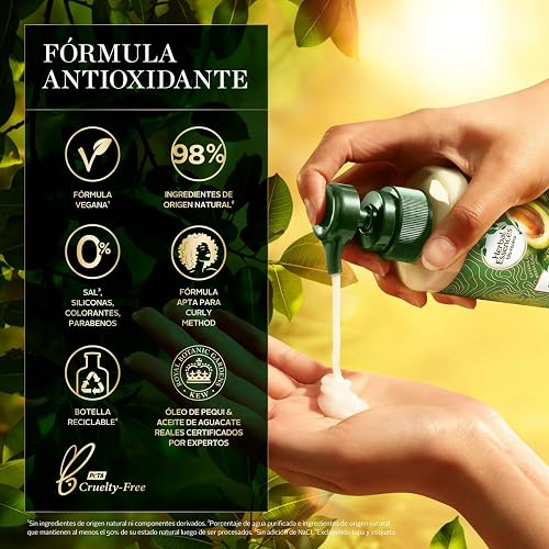 Herbal Essences Crema para peinar rizos Nutre e Hidrata Pequi 300 ml