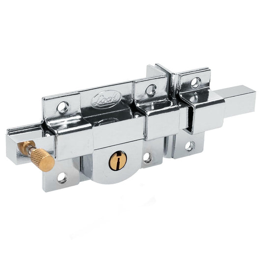 Lock L570DCB Cerradura Derecha de Barra Libre Llave Estándar Cromo Brillante en Caja