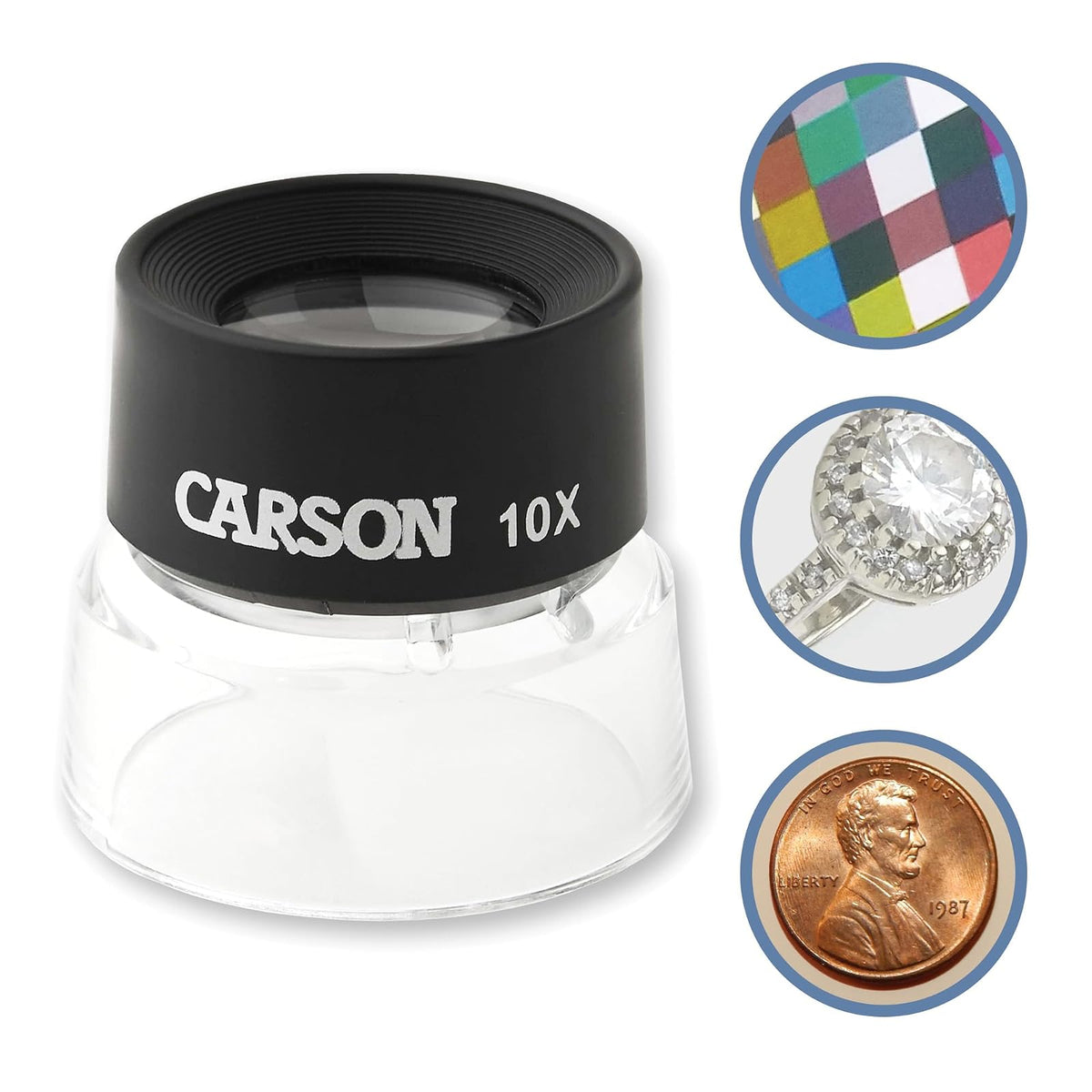 Carson Lumiloupe Lupa De Pie 10X (LL-10) - 1 - 10x Magnification (LL-10)