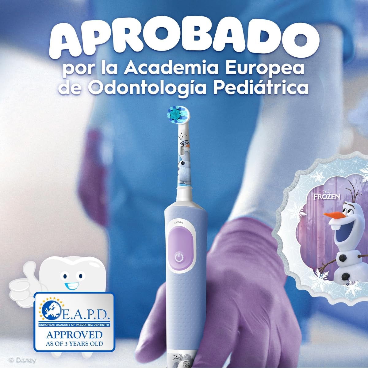 Oral-B Disney Frozen Cepillo de Dientes Eléctrico para Niños (+3)