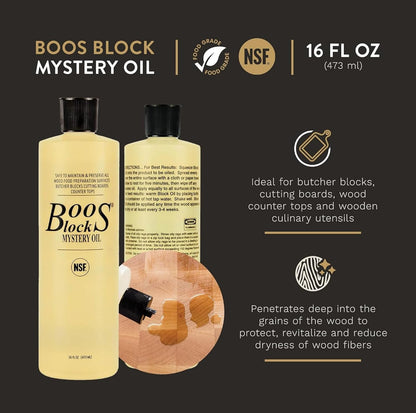 John Boos Mystery carnicero bloque Petróleo, Aceite, 1