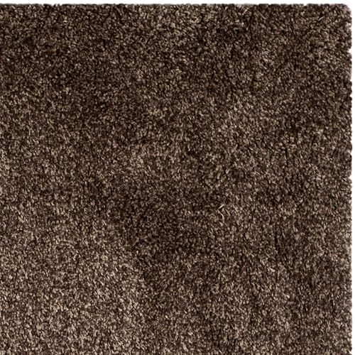 Safavieh, Alfombra de área California Premium Shag Collection SG151, SG151-8181-7SQ, Hongo, 200.66 cm Cuadrado