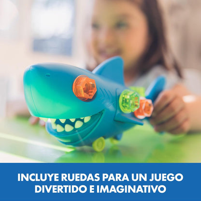 Educational Insights Design & Drill® Shark - Juguetes Educativos para Niños 3+ años, Juguetes Stem, Juguetes de Tiburon