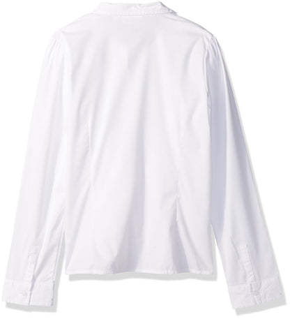 The Children's Place Camisa de Manga Larga de Popelina con Botones Camisa de Uniforme Escolar con Botones para Niñas