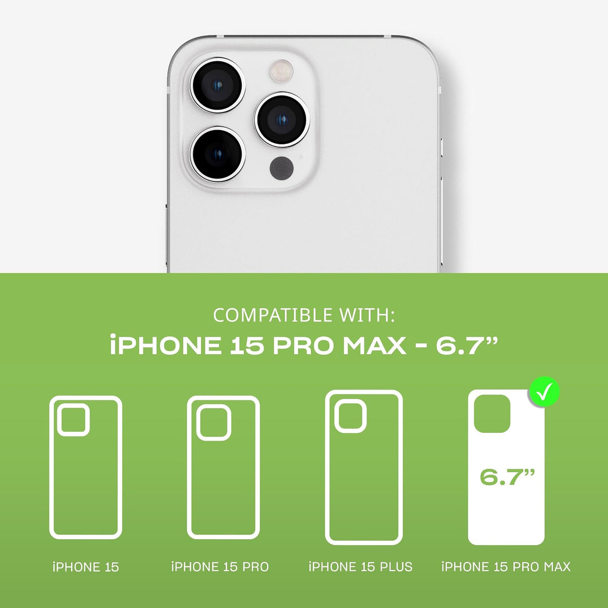 Tech21 EVO - Funda Transparente para iPhone 15 Pro MAX, Compatible con MagSafe, Funda de protección contra Impactos, Transparente