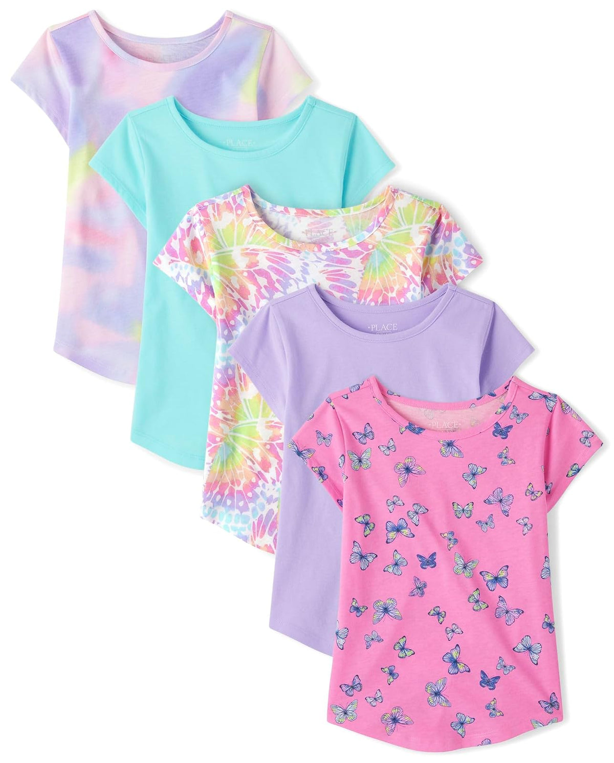 The Children's Place Playera de Cola de Camisa Camiseta para Niñas