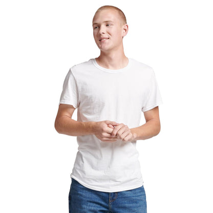 Russell Athletic Camiseta Dri-Power de Manga Corta para Hombre - M - Blanco